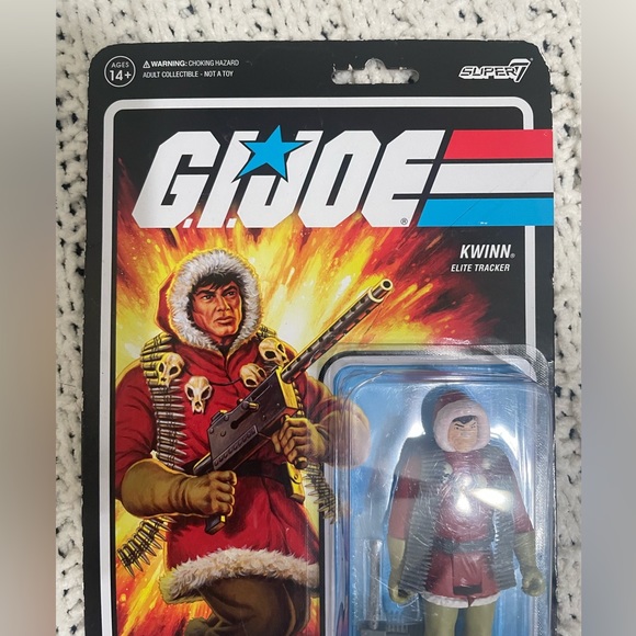 NEW Super7 - G.I. Joe Reaction Figures Wave 1A - Kwinn [New Toy] Action Figure - Picture 3 of 6